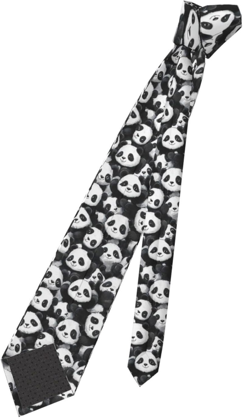 Yilad Tie for Men and Boy Novelty Fun Full Print Men's Necktie Skinny Fashion Narrow Wide - Image 4